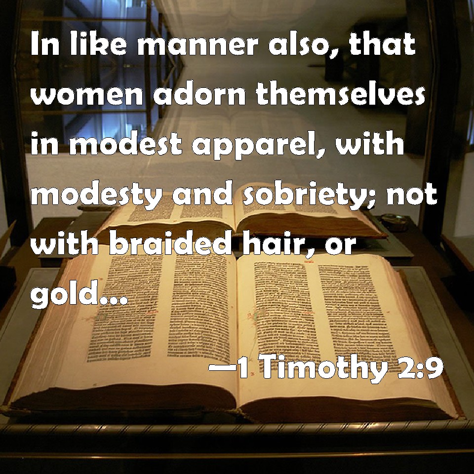 1 Timothy 21112 A woman should learn in quietness and