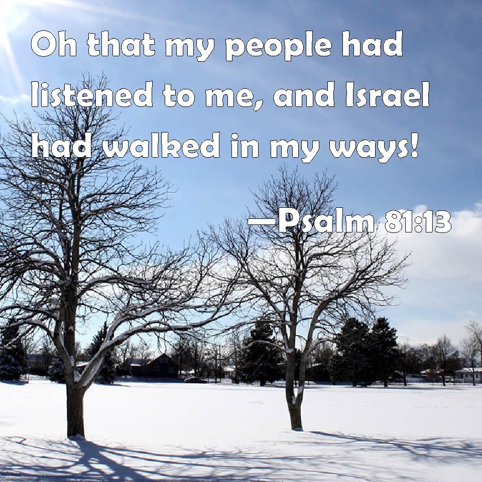 psalm 81 kjv