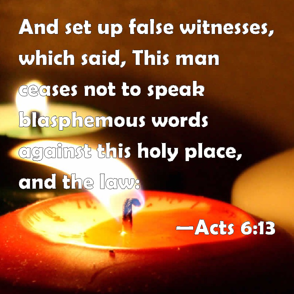 false witness scripture