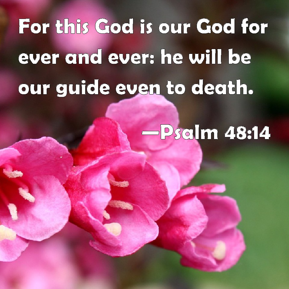 Psalm 48 14 For This God Is Our God For Ever And Ever He Will Be Our 