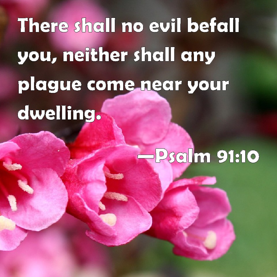 Psalm 91 10 There Shall No Evil Befall You Neither Shall Any Plague 