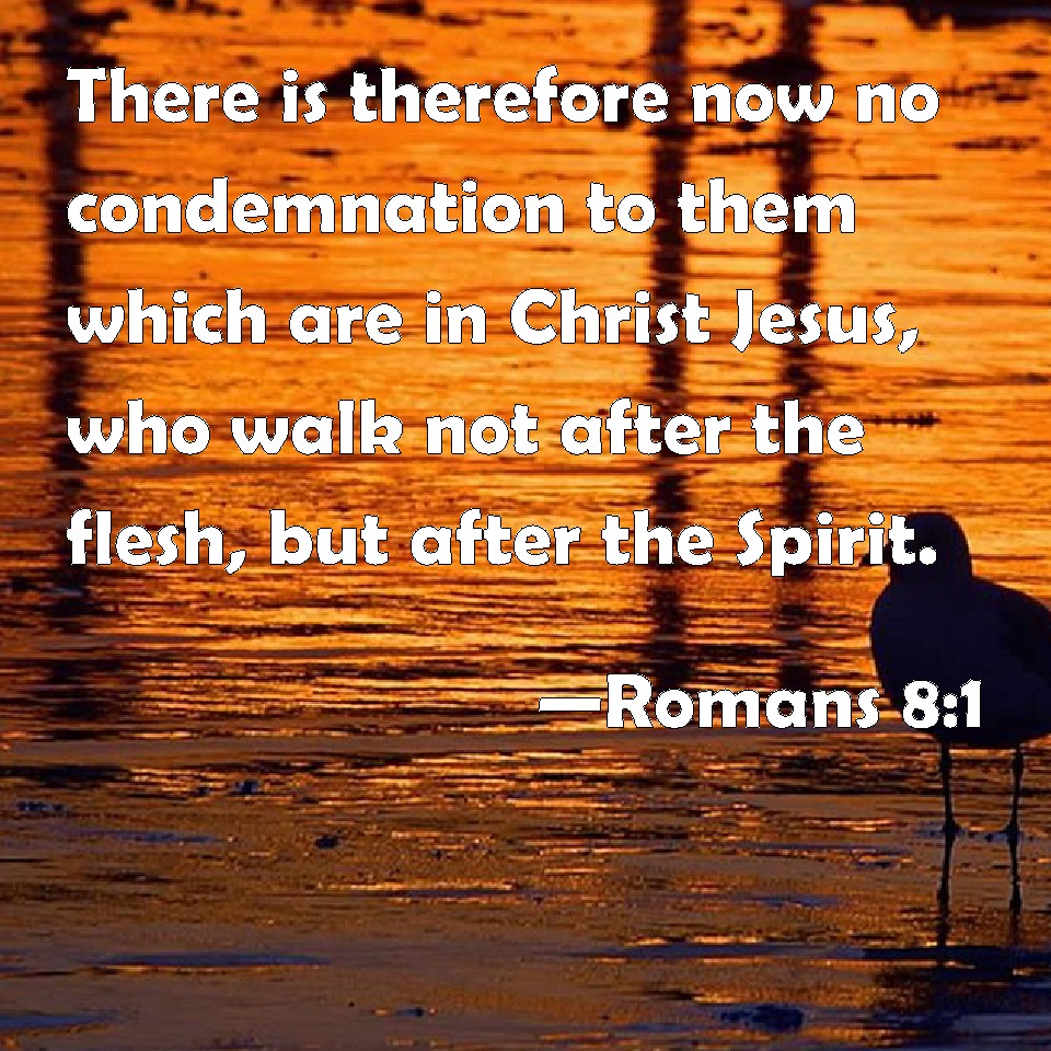 Romans 8:1 There Is Therefore Now No Condemnation To Them Which Are In ...