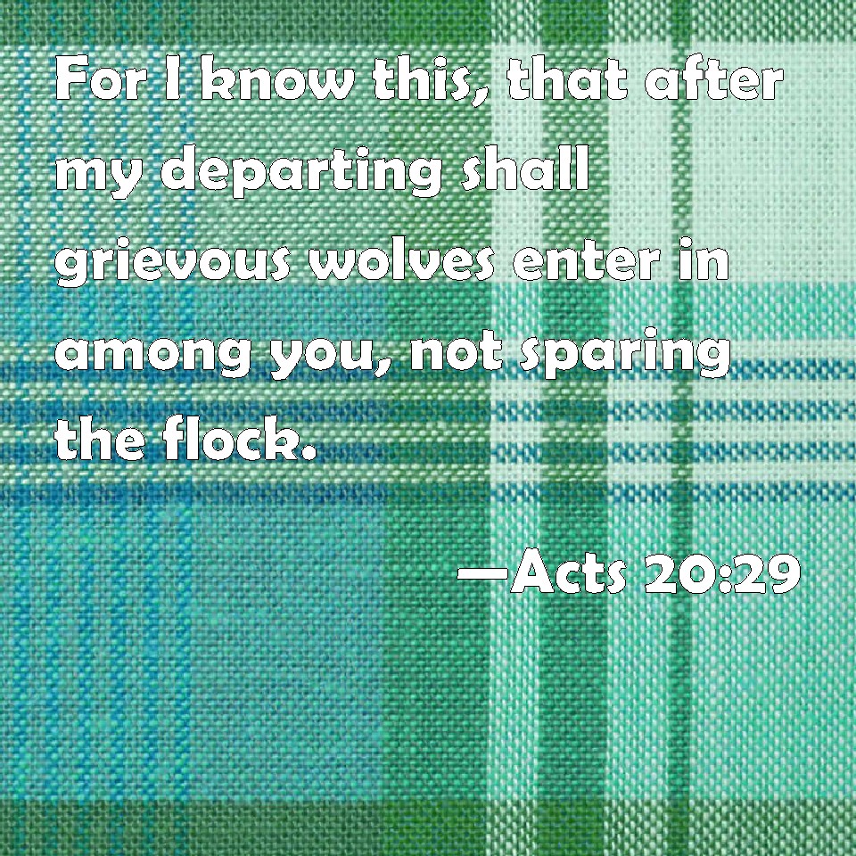 acts-20-29-for-i-know-this-that-after-my-departing-shall-grievous-wolves-enter-in-among-you