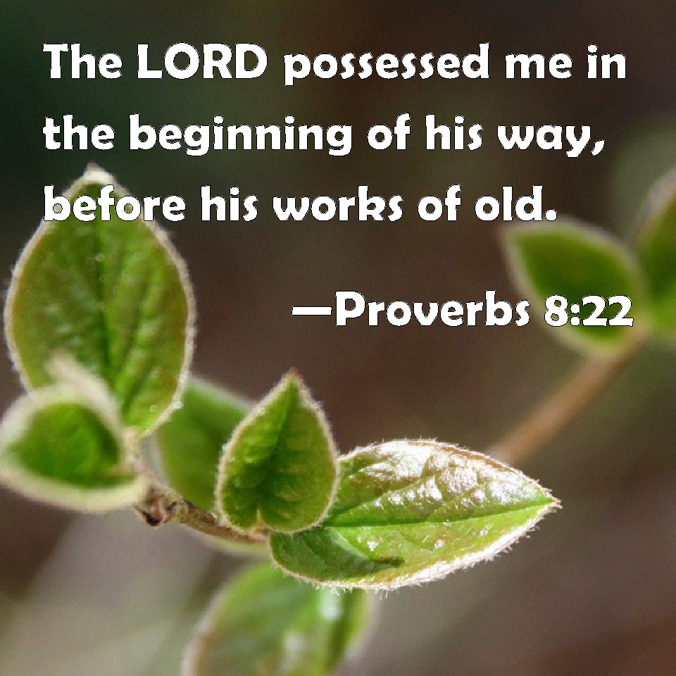 proverbs-8-22-the-lord-possessed-me-in-the-beginning-of-his-way-before