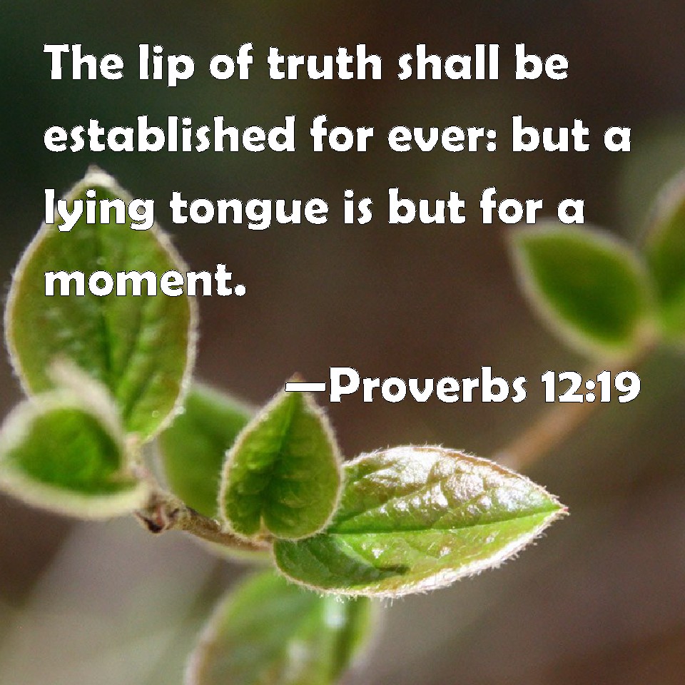 Image result for proverbs 12:19 kjv