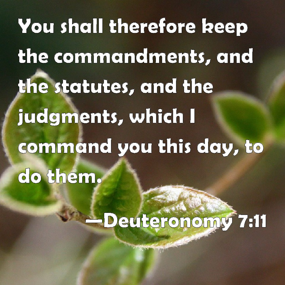 deuteronomy-7-11-you-shall-therefore-keep-the-commandments-and-the