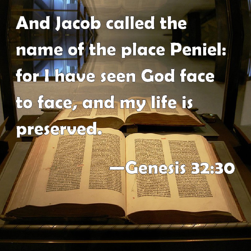 Image result for Genesis 32:30