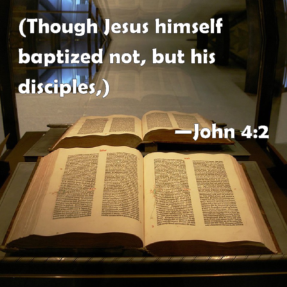 Image result for John 4:2