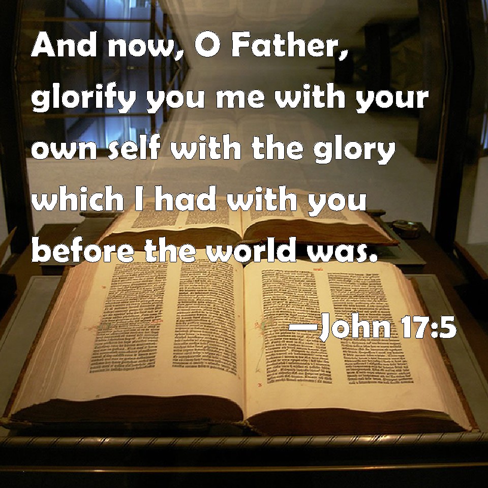 Image result for jOHN 17:5