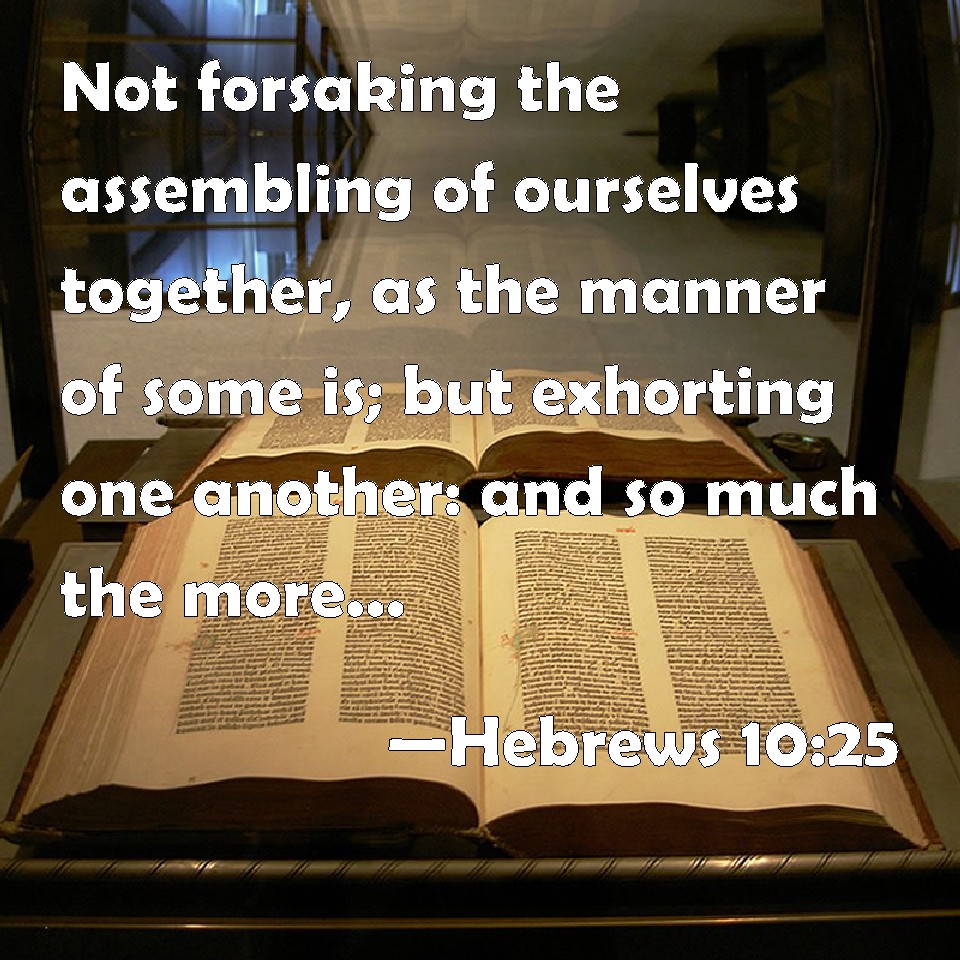 Hebrews 10 25 Clip Art